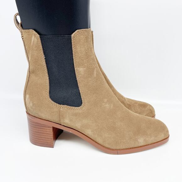 Steve Madden Women's Rockwell Chelsea Boot Tan Suede Size 8 M - Picture 3 of 13